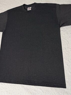 Pro Club Men’s Heavyweight Crew Neck T-Shirt - Black